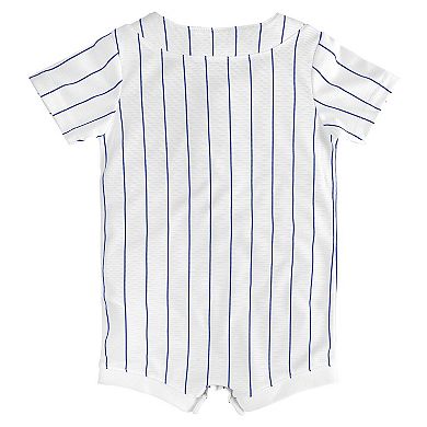 Newborn & Infant Nike White Chicago Cubs Home Replica Romper Jersey