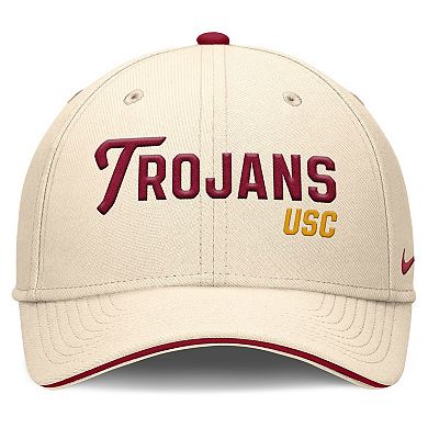 Men's Nike Natural USC Trojans 2026 Primetime Swooshflex Hat