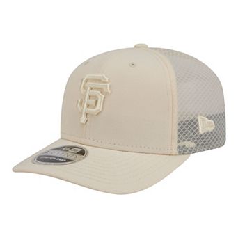 Men's New Era Light Beige San Francisco Giants Color Pack 9SEVENTY Trucker Adjustable Hat