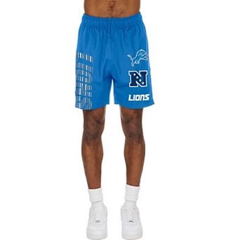 Men's New Era Blue Detroit Lions Match Shorts