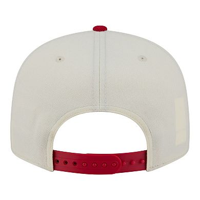 Men's New Era Cream/Red Philadelphia Phillies Localized 9FIFTY Snapback Hat