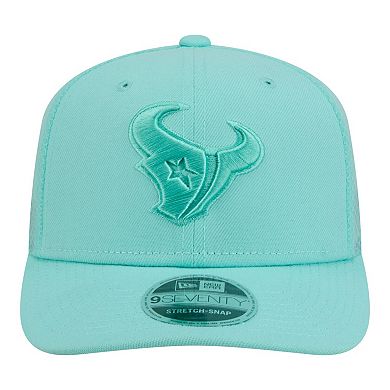 Men's New Era Turquoise Houston Texans Color Pack 9SEVENTY Adjustable Hat
