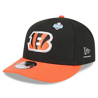 Youth New Era Black/Orange Cincinnati Bengals 2026 NFL Draft Pre-Curved 9FIFTY Snapback Hat