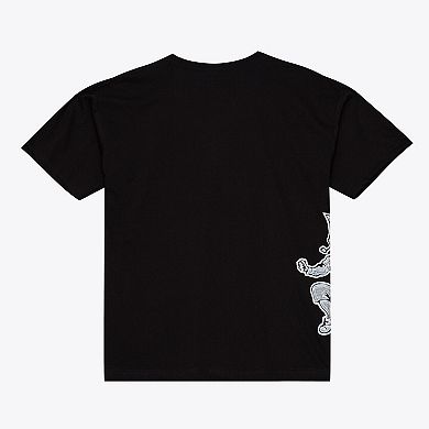 Men's Mitchell & Ness Black Boston Celtics Chrome Heritage T-Shirt