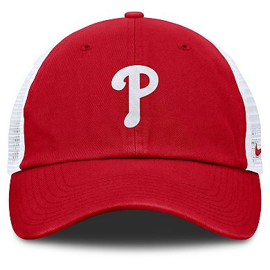 Men's Nike Red/White Philadelphia Phillies Club Trucker Adjustable Hat
