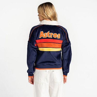 Women's The Wild Collective Blue Houston Astros Velvet Cord Full
