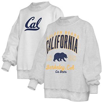 Women's Pressbox Heather Gray Cal Bears Reversible Sweatshirt