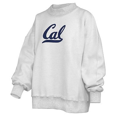 Women's Pressbox Heather Gray Cal Bears Reversible Sweatshirt