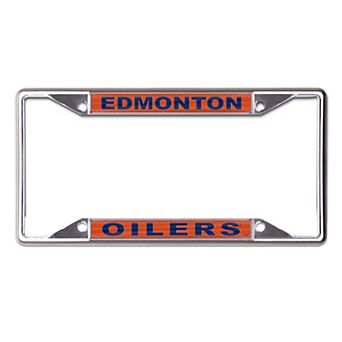 WinCraft Edmonton Oilers Metal License Plate Frame