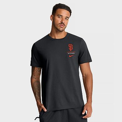 Men's Nike Black San Francisco Giants Primetime 2-Hit T-Shirt