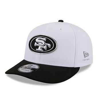 Men's New Era White/Black San Francisco 49ers 2026 NFL Draft Pre-Curved 9FIFTY Snapback Hat