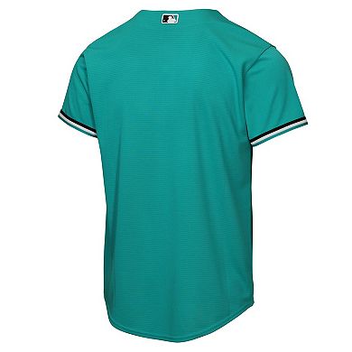 Youth Nike Teal Miami Marlins Alternate Replica Jersey