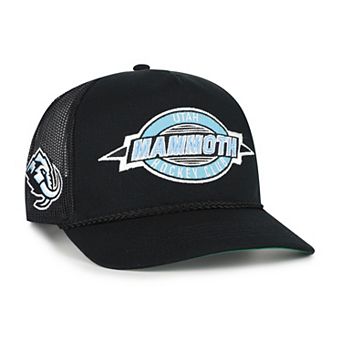 Men's '47 Black Utah Mammoth Frame Out Mesh Rope Hitch Adjustable Hat