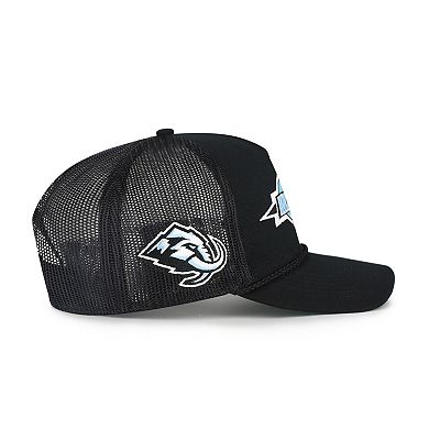 Men's '47 Black Utah Mammoth Frame Out Mesh Rope Hitch Adjustable Hat
