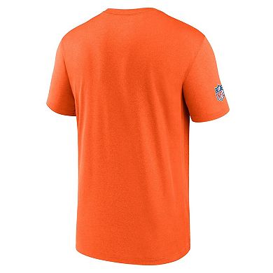 Men's Nike Orange Denver Broncos Sideline Legend Small Logo Dri-FIT T-Shirt