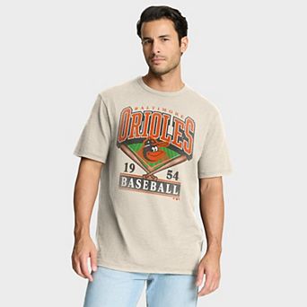 Men's Fanatics Tan Baltimore Orioles Stadium Slub T-Shirt