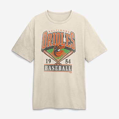 Men's Fanatics Tan Baltimore Orioles Stadium Slub T-Shirt
