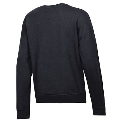 Women's Champion Black Philadelphia Eagles Powerblend Fleece Sweatshirt