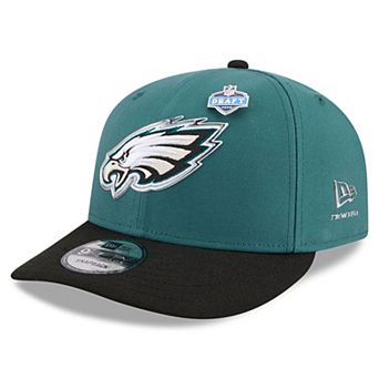 Youth New Era Midnight Green/Black Philadelphia Eagles 2026 NFL Draft Pre-Curved 9FIFTY Snapback Hat