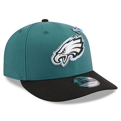 Youth New Era Midnight Green/Black Philadelphia Eagles 2026 NFL Draft Pre-Curved 9FIFTY Snapback Hat