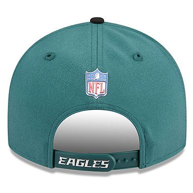 Youth New Era Midnight Green/Black Philadelphia Eagles 2026 NFL Draft Pre-Curved 9FIFTY Snapback Hat
