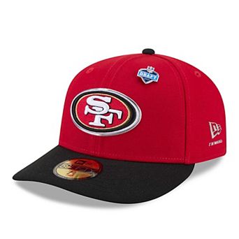 Men's New Era Scarlet/Black San Francisco 49ers 2026 NFL Draft Pre-Curved 59FIFTY Fitted Hat
