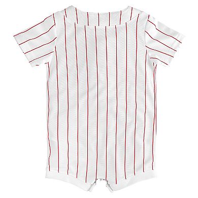 Newborn Nike White Philadelphia Phillies Home Replica Romper Jersey
