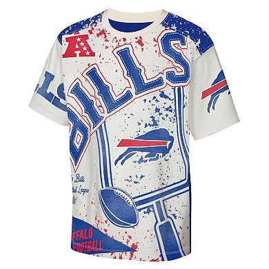 Youth Outerstuff Cream Buffalo Bills Top Player T-Shirt
