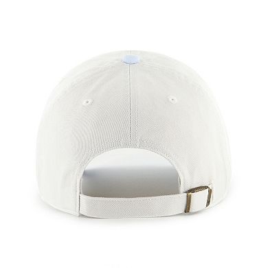 Women's '47 White/Light Blue Los Angeles Dodgers Gelato Two-Tone Clean Up Adjustable Hat