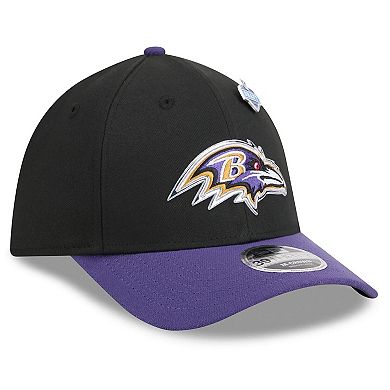 Men's New Era Black/Purple Baltimore Ravens 2026 NFL Draft 39THIRTY M-Crown Flex Hat