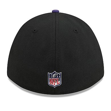 Men's New Era Black/Purple Baltimore Ravens 2026 NFL Draft 39THIRTY M-Crown Flex Hat