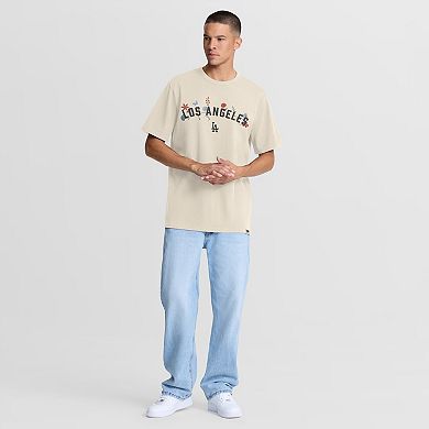 Men's Fanatics Cream Los Angeles Dodgers Bloom​ T-Shirt
