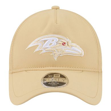 Men's New Era Tan Baltimore Ravens Apex 9FORTY Adjustable Hat