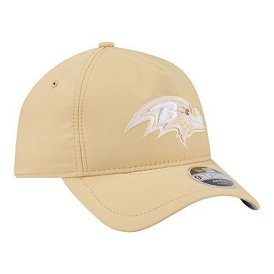 Men's New Era Tan Baltimore Ravens Apex 9FORTY Adjustable Hat