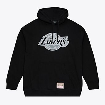 Men's Mitchell & Ness Black Los Angeles Lakers Chrome Hoodie