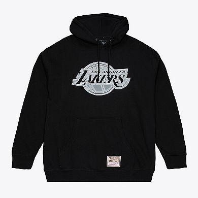 Men's Mitchell & Ness Black Los Angeles Lakers Chrome Hoodie