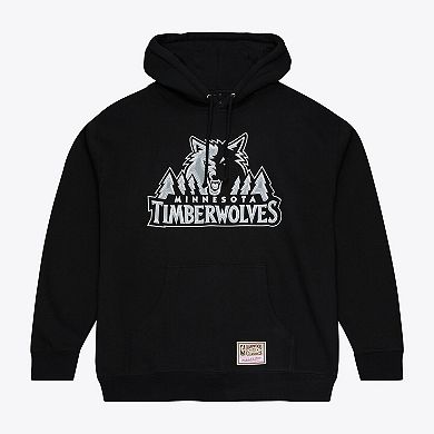 Men's Mitchell & Ness Black Minnesota Timberwolves Chrome Hoodie