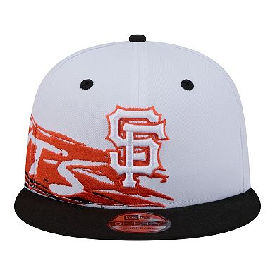 Men's New Era White San Francisco Giants Swept 9FIFTY Snapback Hat