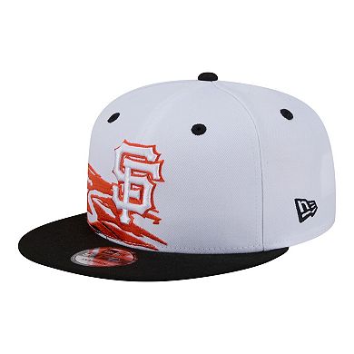 Men's New Era White San Francisco Giants Swept 9FIFTY Snapback Hat