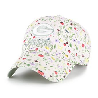 Girls Youth '47 Light Pink Green Bay Packers Posey Clean Up Adjustable Hat