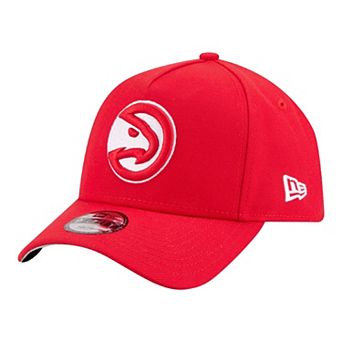 Youth New Era Red Atlanta Hawks 9FORTY A-Frame Adjustable Hat