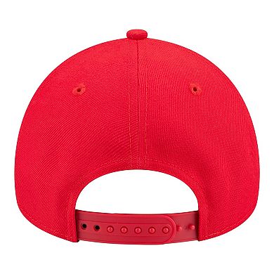 Youth New Era Red Atlanta Hawks 9FORTY A-Frame Adjustable Hat