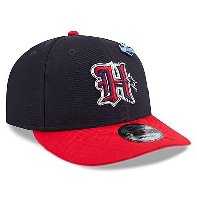 Youth New Era Navy/Red Houston Texans 2026 NFL Draft Pre-Curved 9FIFTY Snapback Hat
