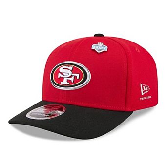 Men's New Era Scarlet/Black San Francisco 49ers 2026 NFL Draft 9SEVENTY Adjustable Hat