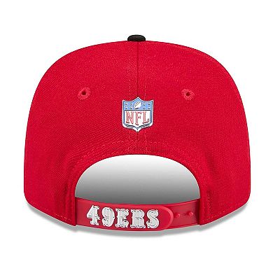 Men's New Era Scarlet/Black San Francisco 49ers 2026 NFL Draft 9SEVENTY Adjustable Hat