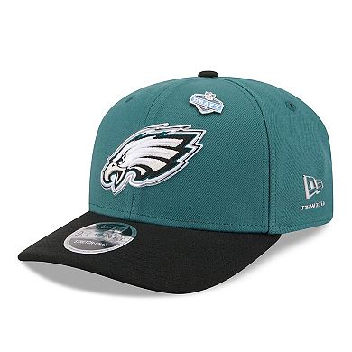 Men's New Era Midnight Green/Black Philadelphia Eagles 2026 NFL Draft 9SEVENTY Adjustable Hat