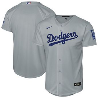 Youth Nike Gray Los Angeles Dodgers Alternate Stadium Jersey