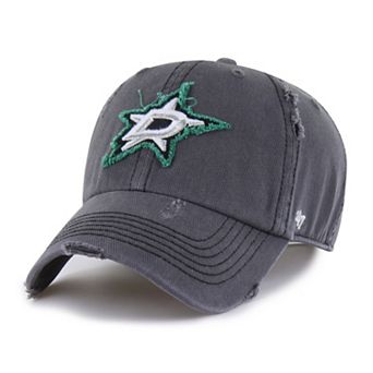 Men's '47 Charcoal Dallas Stars Weathered Clean Up Adjustable Hat