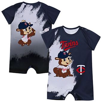 Newborn Outerstuff Navy Minnesota Twins Baby Mascot Bodysuit