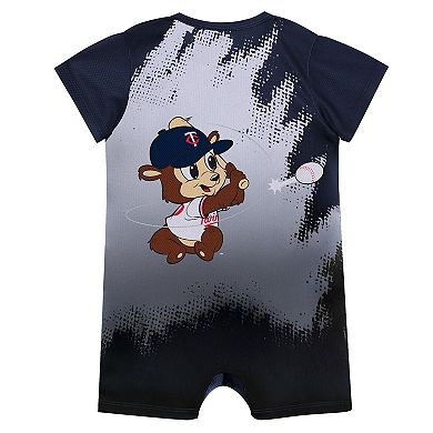 Newborn Outerstuff Navy Minnesota Twins Baby Mascot Bodysuit